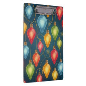 ヴィンテージカラフルクリスマスライトデコール クリップボード (右)