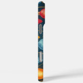 ヴィンテージカラフルクリスマスライトデコール Case-Mate iPhoneケース (裏面 / 右)