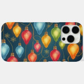 ヴィンテージカラフルクリスマスライトデコール Case-Mate iPhoneケース (裏面 (横))