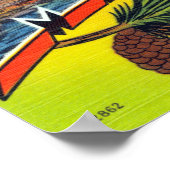 ヴィンテージカラフルグリーティングメイントラベル ポスター (角)