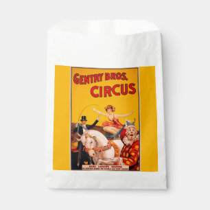 ヴィンテージカラフルサーカスパフォーマーのポスター フェイバーバッグ