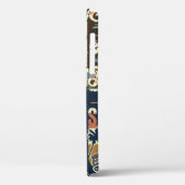 ヴィンテージカラフルサーフィンポスターはサーフバスとセット Case-Mate iPhoneケース (裏面 / 左)