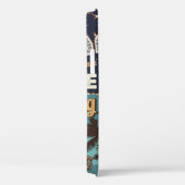 ヴィンテージカラフルサーフィンポスターはサーフバスとセット Case-Mate iPhoneケース (裏面 / 右)