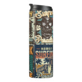 ヴィンテージカラフルサーフィンポスターセット タンブラー (回転右)