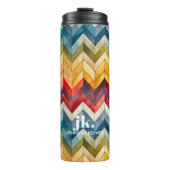 ヴィンテージカラフルシボロンモノグラムレインボー タンブラー (正面)