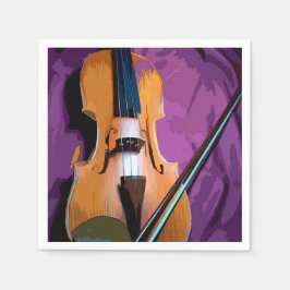 ヴィンテージカラフルセットのナプキン – ビオラ スタンダードカクテルナプキン