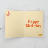 ヴィンテージカラフルバタフライアートエミリー名 シーズンカード (内部)