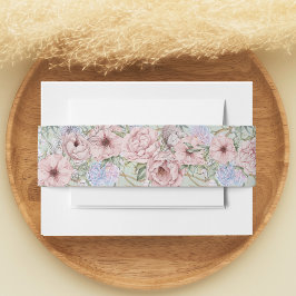 ヴィンテージカラフルパイ結婚ニー 招待状ベリーバンド