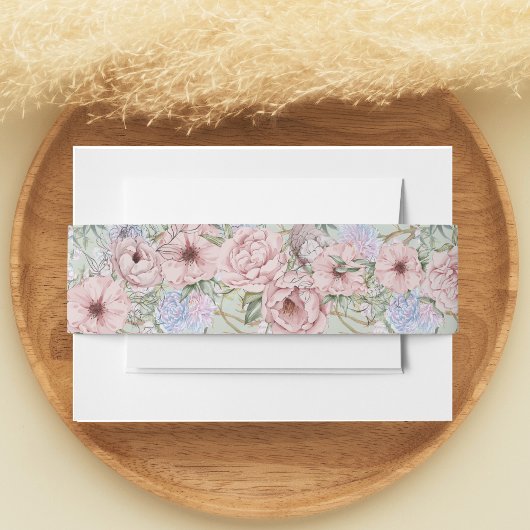 ヴィンテージカラフルパイ結婚ニー 招待状ベリーバンド