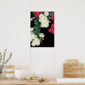 ヴィンテージカラフルファインアート絵を描の ポスター (キッチン)