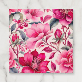 ヴィンテージカラフルファブリックアートギフトラベル フェイバータグ