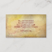 ヴィンテージカラフルフラワーズ名刺 名刺 (裏面)