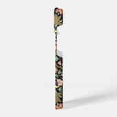 ヴィンテージカラフルフローラインディアンマンダラパターン iPhoneケース (左側面)