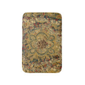 ヴィンテージカラフルフローラカーペットパターン バスマット (正面縦)