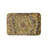 ヴィンテージカラフルフローラカーペットパターン バスマット (正面)