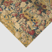 ヴィンテージカラフルフローラカーペットパターン 薄葉紙 (詳細)