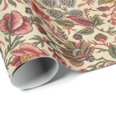 ヴィンテージカラフルフローラプリント ラッピングペーパー (ロールコーナー)