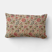 ヴィンテージカラフルフローラプリント ランバークッション (裏面)