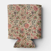 ヴィンテージカラフルフローラプリント 缶クーラー (裏面)