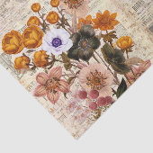 ヴィンテージカラフルフローラ分離 薄葉紙 (詳細)