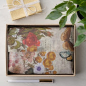 ヴィンテージカラフルフローラ分離 薄葉紙 (ギフト)