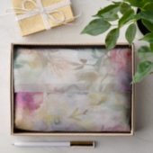 ヴィンテージカラフルフローラ植物模様 薄葉紙 (ギフト)