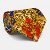 ヴィンテージカラフルペルシアフローラ ネクタイ (ロール)