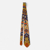 ヴィンテージカラフルペルシアフローラ ネクタイ (裏面)