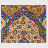 ヴィンテージカラフルペルシアフローラ ラッピングペーパー (フラット)