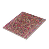 ヴィンテージカラフルペルシャ絨毯の模様 タイル (側面)