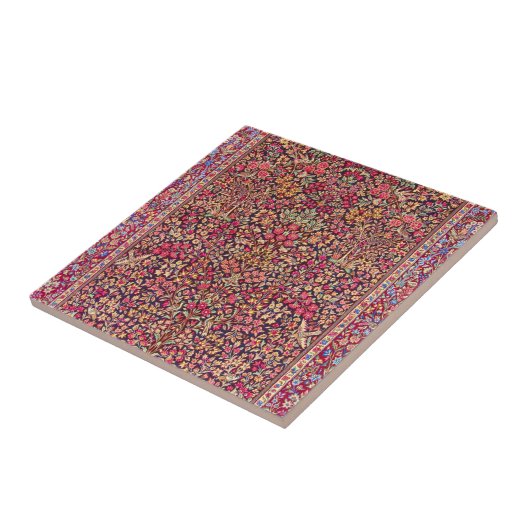 ヴィンテージカラフルペルシャ絨毯の模様 タイル (側面)