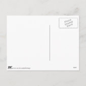 ヴィンテージカラフルホワイトクリスマスエンジェルカード シーズンポストカード (裏面)