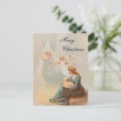 ヴィンテージカラフルメアリーとベビーイエスカード シーズンポストカード (スタンド正面)