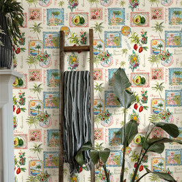 ヴィンテージカラフルメキシコ旅行プリント 壁紙