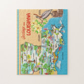 ヴィンテージカラフルルイジアナ ジグソーパズル (縦)