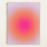 ヴィンテージカラフル勾配 プランナー手帳<br><div class="desc">グラデーションデザイン – オーラ効果 – 緑、薄紫、オレンジ、ピンクグラデーション。</div>