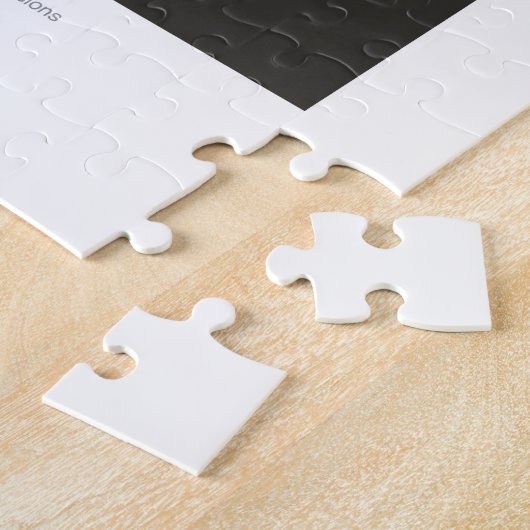 ヴィンテージカラフル地球は宇宙旅行のオアシス ジグソーパズル (側面)