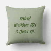 ヴィンテージカラフル山水引用文 クッション (裏面)