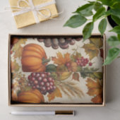 ヴィンテージカラフル感謝祭の収穫とトルコ 薄葉紙 (ギフト)