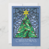 ヴィンテージカラフル手引きホリデーカード シーズンカード (正面)