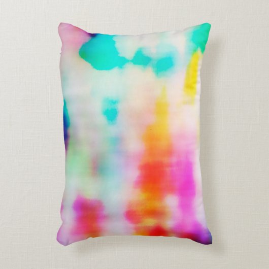 ヴィンテージカラフル抽象芸術イラストレーションの背景。 アクセントクッション (正面(垂直))