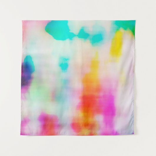 ヴィンテージカラフル抽象芸術イラストレーションの背景。 タペストリー (正面(横))