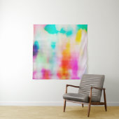 ヴィンテージカラフル抽象芸術イラストレーションの背景。 タペストリー (インサイチュ(横))