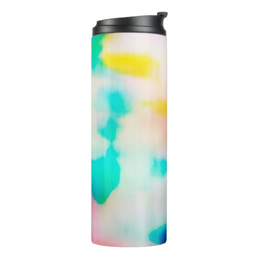 ヴィンテージカラフル抽象芸術イラストレーションの背景。 タンブラー (回転左)