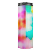 ヴィンテージカラフル抽象芸術イラストレーションの背景。 タンブラー (裏面)