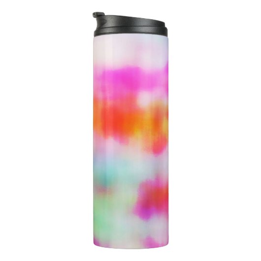 ヴィンテージカラフル抽象芸術イラストレーションの背景。 タンブラー (回転右)