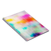 ヴィンテージカラフル抽象芸術イラストレーションの背景。 ノートブック (右側)