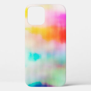 ヴィンテージカラフル抽象芸術イラストレーションの背景。 iPhone 12ケース