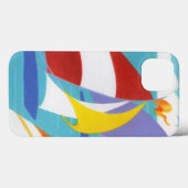 ヴィンテージカラフル抽象芸術船 Case-Mate iPhoneケース (裏面 (横))