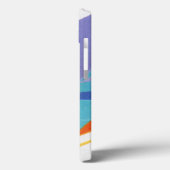 ヴィンテージカラフル抽象芸術船 Case-Mate iPhoneケース (裏面 / 左)